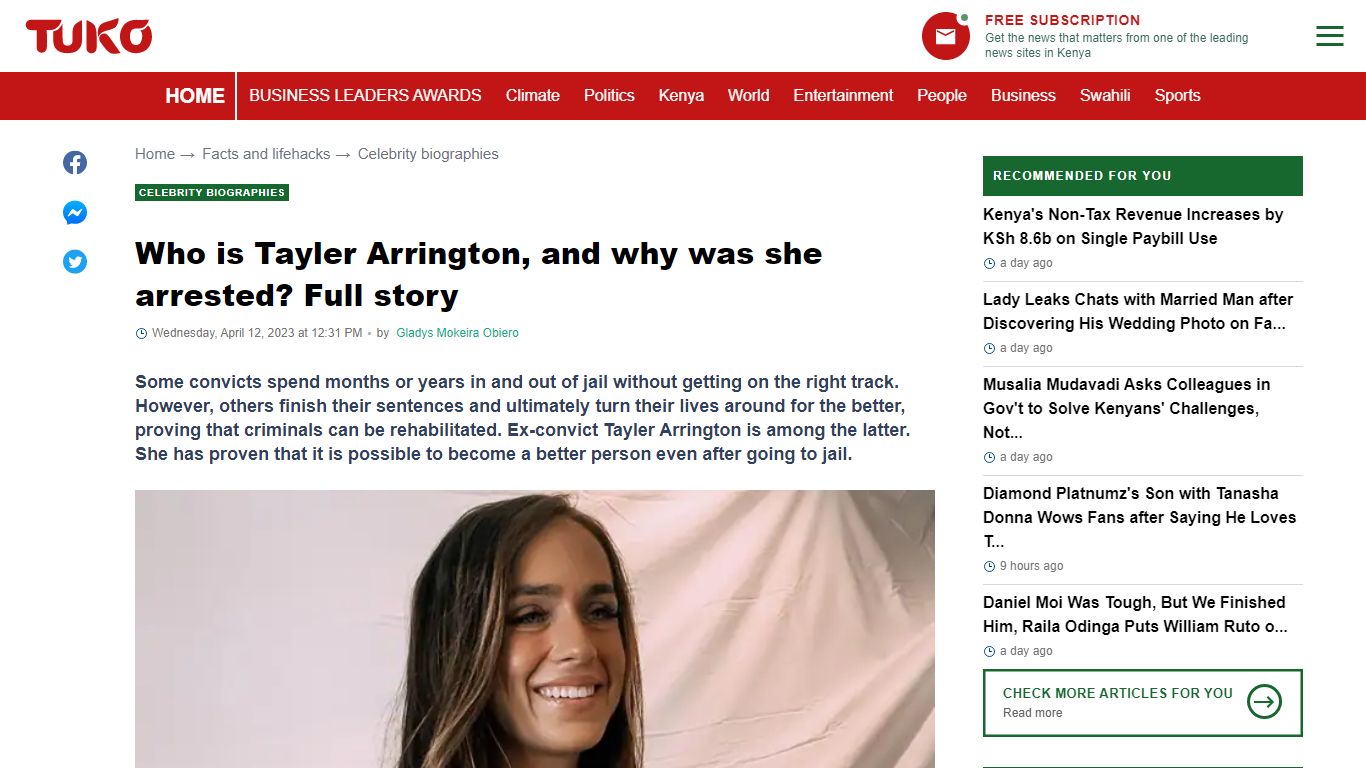 Who is Tayler Arrington, and why was she arrested? Full story